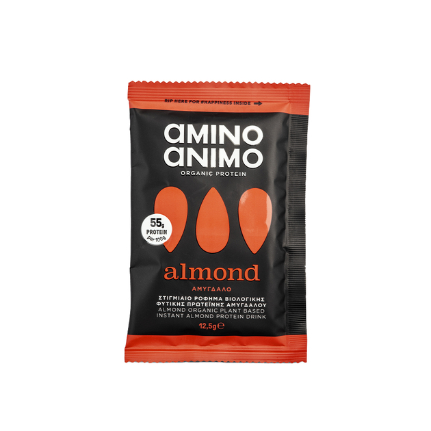 Poudre protéique AMINO ANIMO Amande, portion individuelle